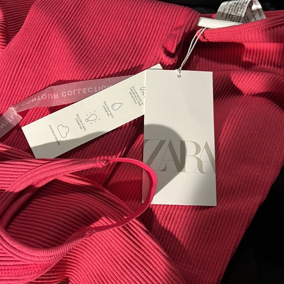 Zara see less stirrup leggings and crop top set NWT - Picture 8 of 8